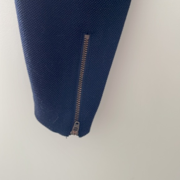 Navy blue knit trousers size 12 - Picture 6 of 8